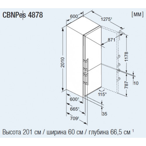 Холодильник Liebherr CBNPes 4878