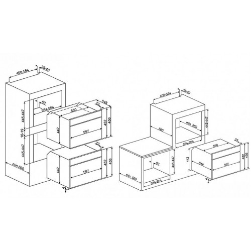 Духовой шкаф Smeg SF 4603 VCNR