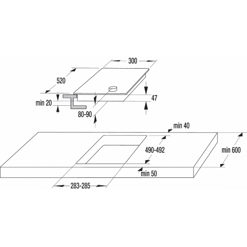 Встраиваемая электрическая варочная панель Gorenje EC321INB