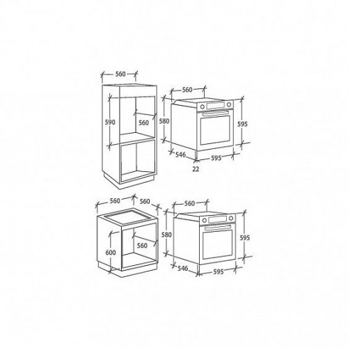 Встраиваемый электрический духовой шкаф Candy FCP 625 XL/E