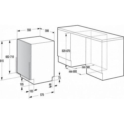 Посудомоечная машина GORENJE gv6sy2w