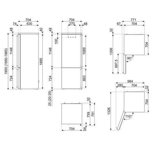 Холодильник SMEG FA8005LPO