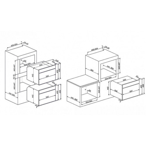 Духовой шкаф SMEG sf4750mcpo