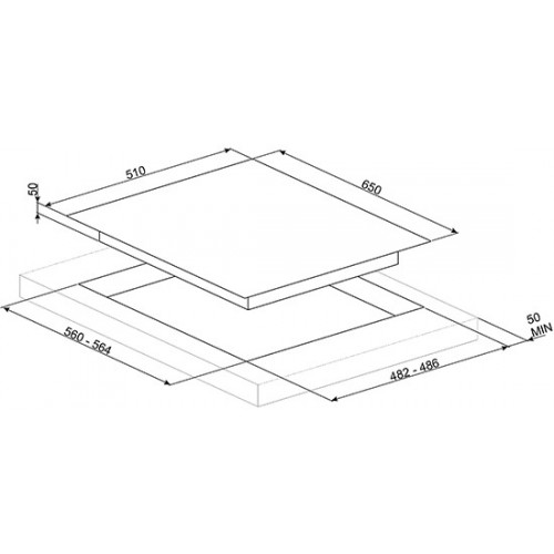 Варочная панель SMEG PV664LCNX