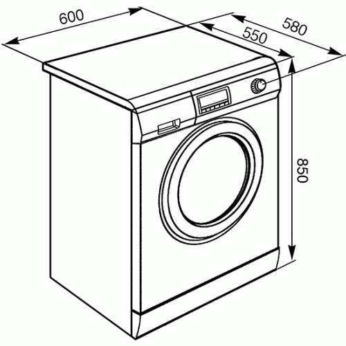 Стиральная машина с фронтальной загрузкой SMEG SLB147-2