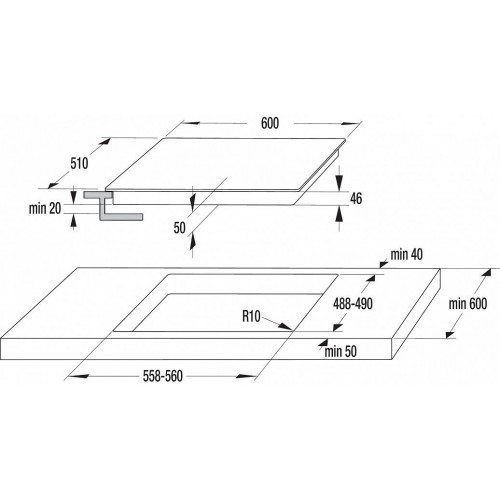 Поверхность GORENJE it 641 ora-w