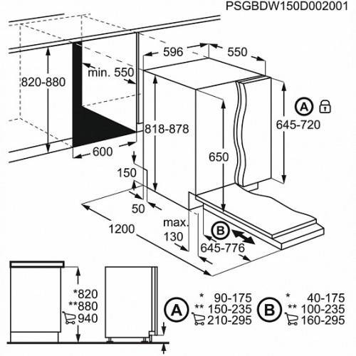 Посудомоечная машина Electrolux EDQ 47200 L