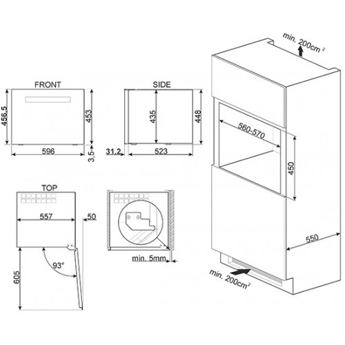 Винный шкаф Smeg CVI618NR