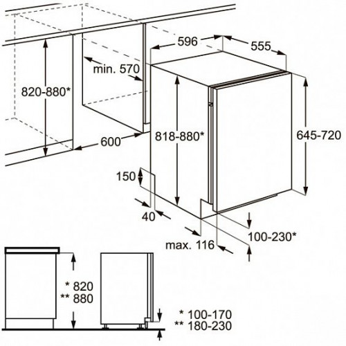 Посудомоечная машина ZANUSSI zdt 91601fa