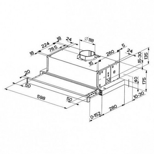 Вытяжка  FRANKE FTC 601 BK GL