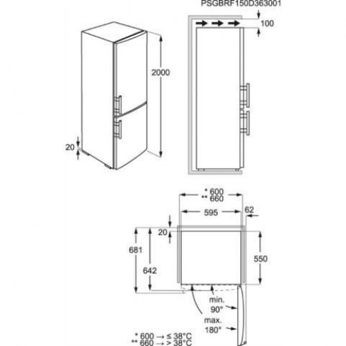 Холодильник Electrolux EN 93889 MW белый