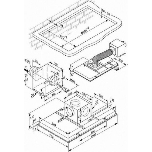 Вытяжка MIELE DA2906 сталь