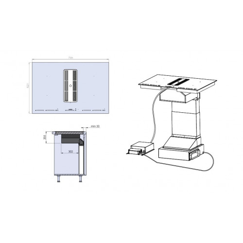 Вытяжка SIRIUS S-DDH3 EM