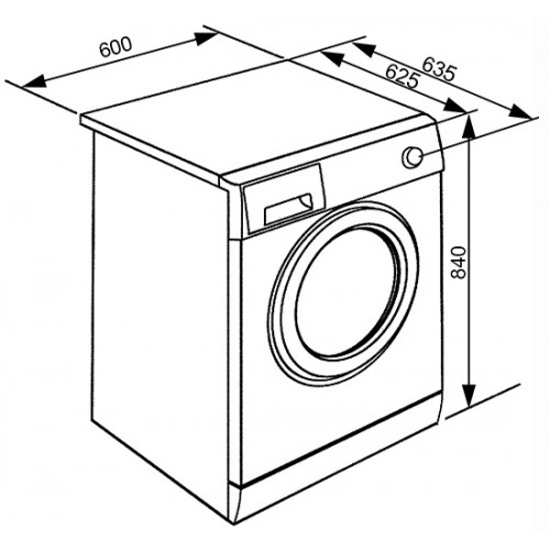 Стиральная машина с фронтальной загрузкой SMEG WHT1114LSRU