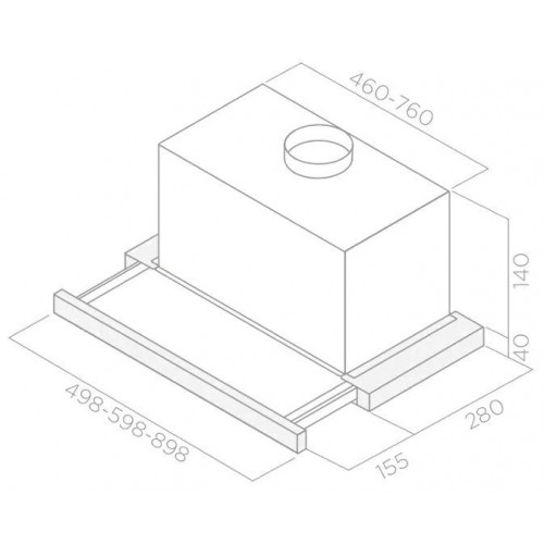 Вытяжка ELICA ELITE 14 LUX BL/A/50 (PRF0081870B)