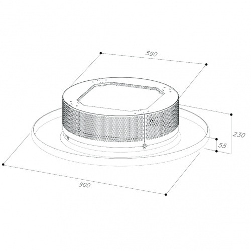 Вытяжка SIRIUS SLT962 copper