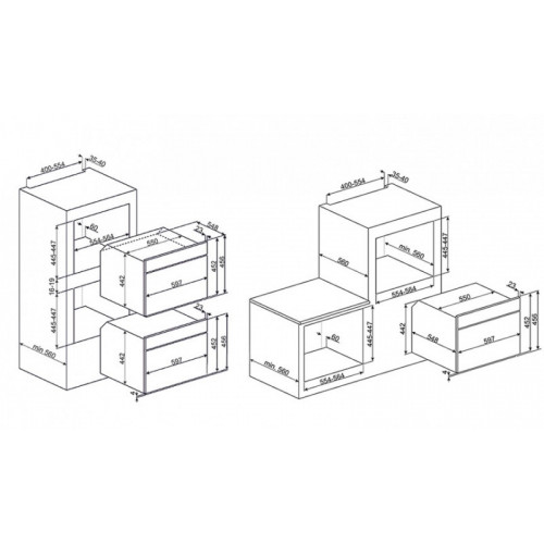 Встраиваемая пароварка SMEG SF4800VA