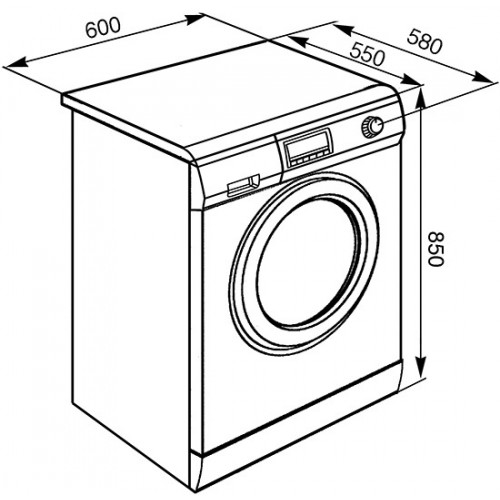 Стиральная машина SMEG SLB147X-2