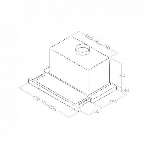 Вытяжка ELICA ELITE 14 LUX GRVT WH/A/90 (PRF0116530B)