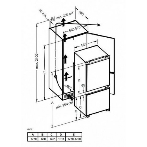 Холодильник WEISSGAUFF WRKI 2801 MD