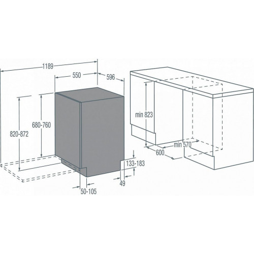 Встраиваемая посудомоечная машина GORENJE GDV674X