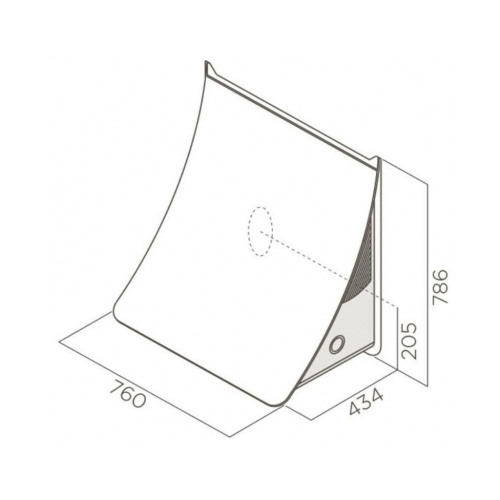 Вытяжка Elica NUAGE SENSE DRAYWALL/F/75