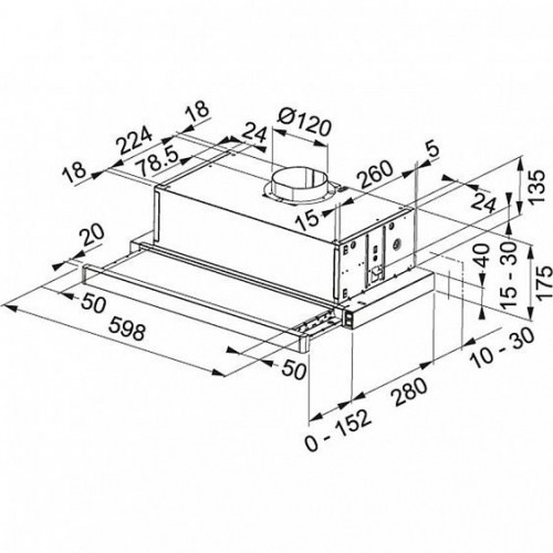 Вытяжка FRANKE FTC 632L BK 315.0547.798