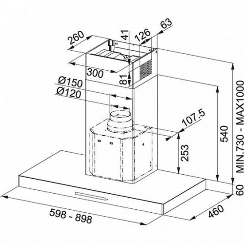 Вытяжка FRANKE FCR 925 TC WH XS