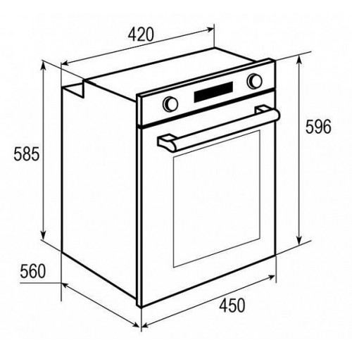 Духовой шкаф ZIGMUND SHTAIN EN 242.622 W