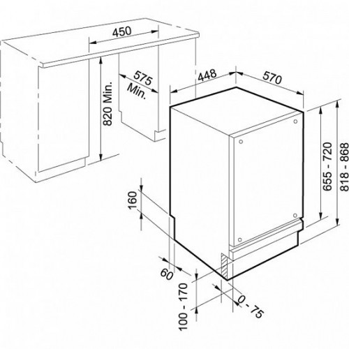 Посудомоечная машина FRANKE fdw 410 e8p a+ (117.0282.453)