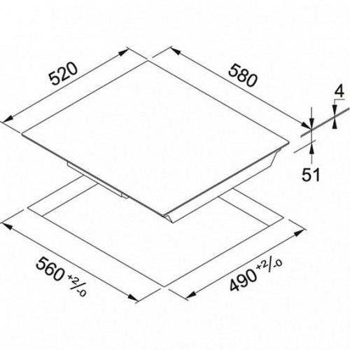 Индукционная варочная поверхность Franke FHSM6044Iwhite (108.0495.507)