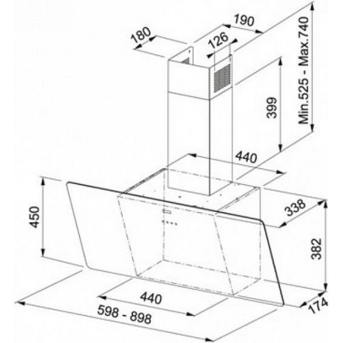 Вытяжка FRANKE 110.0361.903 FRANKE FPJ 615 V WH A